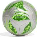 Adidas MLS Soccer Ball (5, Silver Metallic/Green)