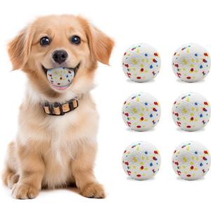 6 Pack Dog Balls, Refill for Automatic Launchers, Specially Designed for Dogs That Like to chew, 2.2inch Stain-Resistant, Perfect for 2.3 Inch Automatic Dog Ball Launcher (ETPU Material)