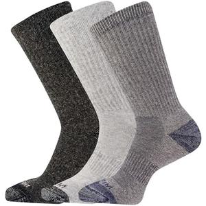 Merrell Unisex Adult Wool Hiking Crew Socks (3-Pack) S-M