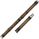 Shakuhachi 54cm Vertical Flute D Key Shakuhachi 5 Holes Bamboo Flute Woodwind Instrument (Classic)