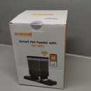 oneisall Automatic Cat Feeder with 5G WiFi, Automatic Cat Food Dispenser for 2 Cats Small Pets, 20 Cups/5L Timed Dry Food Dispenser with APP Control (Black)