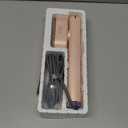 Steamer for Clothes, 1000W Portable Garment Steamer Travel Size, 100-240V Dual Voltage, 120ml Tank Handheld Steam & Iron 2 in 1, for Home, Business, Global & Europe Traveling, Rose Gold