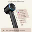 VOLGITA Hair Dryer with Diffuser for Curly Hair, Blow Dryer, 110000 RPM Professional High Speed Ionic Hairdryer for Frizz Control, Ultra-Fast Drying, 6.5 ft ALCI Cord, Low Noise, Magnetic Attachments
