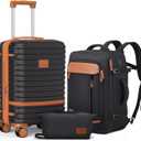 Joyway Expandable Carry on Luggage Sets Airline Approved, Lightweight Hard Shell 20 Inch Carry-on Suitcase with Spinner Wheels