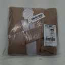 RYB HOME Blackout Door Curtains for Small Windows, W26 x L40 Room Darkening Heavy Duty Vertical French Door Shades/Blinds Full Privacy Protected for Patio Ceiling Window, 1 Panel, Mocha