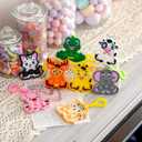 2 x JOYIN 28 Packs Valentine's Day Cards with Animal Pop Bubble Keychain Toys, Mini Pop Squeeze Toys, Stress Anxiety Relief Fidget Toy with Cards for Kids Classroom Exchange, Game Prizes Party Favors