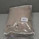 Topfinel Linen 100% Blackout Pinch Pleated Curtains 2 Panels 102 Inch Long, 40"W x 102"L