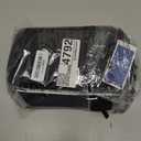 Double Deck Lunch Bag with Insulated & Leakproof Lunch Box & Lunch Tote with Quilting Design, Perfect Cooler Bag for Office, Gym, Yoga, Picnic, Travel (Black)