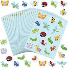 Metallic Pop Up Stickers Bugs 3 Pack