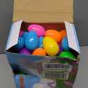 100PCS Prefilled Easter Eggs with Toys Easter Basket Stuffers Fillers For Kids Toddler Boys Girls Plastic Stuffed Easter Eggs Fillable Small Toys Bulk for Egg Hunt Supplies Pinata Game Party Favors