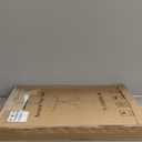 Folding Table 30 Inch - Small Desk Adjustable Height TV Tray for Laptop, Couch, Camping - Heavy Duty Utility Foldable Table for Small Spaces, No Assembly Required, Snowy Granite (Black) (Pink)