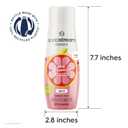 SodaStream Pink Grapefruit Zero Calorie, 14.8 Fl Oz (Pack of 4) (EXP 12/27/26)