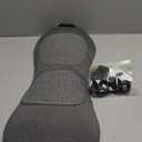 3 in 1 Back Massager, Electric Lumbar Support Pillow, Triple Fusion Back Massager for Pain Relief Deep Tissue, with Traction, Vibration & Heat and Against for Lower Backs&Spine Support (Black)