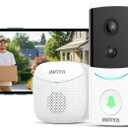 Video Doorbell Camera Wireless-2K Outdoor Front Door Camera with Chime Included for Home Security, Easy Installation, AI Human Detection, Instant Alerts, Night Vision, Two-Way Audio, M1 White