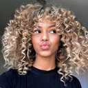 Leeven 10 Inch Gogo Curl Crochet Hair 8 Packs Pre Looped Water Wave Crochet Hair Ombre Blonde Ocean Wave Goddess Box Braids Deep Twist Synthetic Braiding Hair for Women