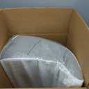 Bedluxe Wedge Pillow, 10 inch Bed Wedge Pillow for Headboard, Pillow Wedge for Acid Reflux Relief, Sleeping, Back Pain Relief, Snoring, Triangle Pillow Wedge - Cooling Memory Foam Top, White/Grey