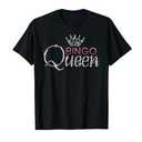 Cute Bingo Kiss Clubz Bingo Queen Bingo Player Funny Women's T-Shirt, Black, Small, Short Sleeve, Classic Fit Size M