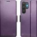 for Samsung Galaxy S26 Ultra Case Wallet with RFID Blocking Card Holder, PU Leather Kickstand Protective Flip Phone Cover Fit for Galaxy S26 Ultra 6.9", Purple