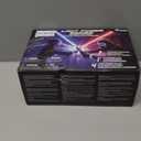 SANCO Light Up Sabers Set for Kids - 4 Pack 7 Colors Retractable Mechanical Claw Power Swords with FX Sound, 2PCS LED Glasses & Wristbands, Glowing Toys for Christmas, Birthday Gifts for Boys & Girls