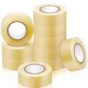 Meooeck 10 Rolls Multipurpose Hockey Tape Adhesive Shin Pad Sock Stick Tape for Ice Skate Sports Hockey Gifts Gear Equipment