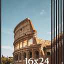 QUTREY 16x24 Poster Frames 6 Packs, Black Frames 16x24 for Wall Gallery, Display 16 by 24 Posters, Photos & Art Prints Vertically or Horizontally