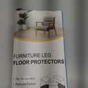 24 Pcs Chair Leg Floor Protectors for Hardwood Floors Silicone Covers Felt Pads Furniture Leg Caps Anti-Scratch Reduce Noise Fit (1-5/16" to 2")