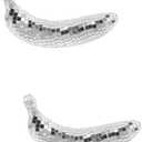 Bananas Disco Fruit Statue 2 Pack, 16.50x7.00x4.50cm