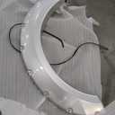 Bushwacker Pocket/Rivet Style Color-Matched Front & Rear Fender Flares | 4-Piece Set, Ingot Silver, Smooth Finish | 20942-52 | Fits 2017-2022 Ford F-250, F-350 Super Duty