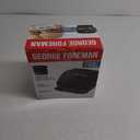George Foreman 2-Serving Classic Plate Electric Indoor Grill and Panini Press, Black, Small Compact Size, GR10B