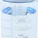 9 oz Tritan Colored Water Bottle,Infuser Small Water Bottle,Lightweight,Resuable,Leak Proof,Wide Opening,Cute and Clear(Light Blue)