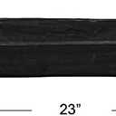 Creative Co-Op Decorative Paulownia Wood Bowl, Black (22.75" L)