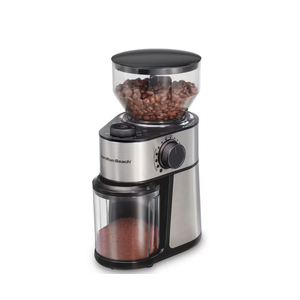 Hamilton Beach Burr Coffee Grinder 80385: 18 Settings, Dishwasher-Safe Parts, 14 Cup Capacity, Black