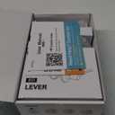 Veise RZ06B Smart Lock for Front Door, 2 Lever Handle Set, Keyless Entry Deadbolt, App Control, Electronic Digital Touchscreen Keypad, Auto Lock, IP54 Waterproof, Easy Installation, Satin Nickel