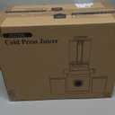 Juicer Machines, Cold Press Juicer with Wide Feed Chute, Slow Masticating Juicers for Whole Vegetables & Fruits, High Juice Yield, Easy to Clean, Large Auger, Light Silver