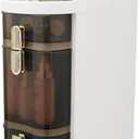 Bathroom Floor Cabinet, Narrow Bathroom Storage Cabinet, Mobile and No Installation Required, Perfect for Small Space Laundry Rooms, Toilet Areas and Living Room Gaps (3-Tiers)