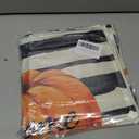 Fall Pumpkin Pillow Cover 18x18 Fall Decor Cushion Cover Autumn Stripe Throw Pillow Cover Thanksgiving Farmhouse Decorative Cushion Cases 18x18 Set of 4 (Dark Tones)