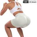 ATHVOTAR Workout Gym Biker Shorts Women: High Waisted Seamless Sports Running Butt Lifting Shorts Sets (L)