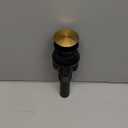 KENES Brushed Gold Pop Up Bathroom Sink Drain with Overflow Assembly with Strainer Lavatory Vanity Vessel Pop Up Drain Stopper