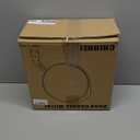 2Pcs 12" Convex Security Corner Mirror (Clear View) - Adjustable Fixing Bracket, Wide Angle, Indoor and Outdoor Use - Ideal for Warehouse, Office, Parking Garage, and Traffic Safety (Black)