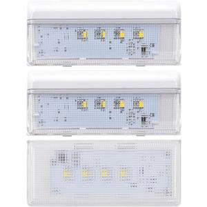 W10515058 1Pc & W10515057 2Pcs Refrigerator LED Light Control Board With Cover, Light Module Replacement Compatible With Whirlpool, Kenmore, Maytag
