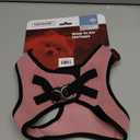 Best Pet Supplies Voyager Step-in Air Harness - All Weather Mesh, Reflective, No Pull Harness for Dogs, Cats - Secure with Hook & Loop Fastener, Buckle, Double D-Rings - Pink/Black Trim, XL (XL (Chest: 20.5 - 23"))