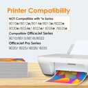 910XL Ink Cartridges for HP Printers Compatible for HP 910XL Ink Cartridges Combo Pack Works with HP OfficeJet Pro 8010 8015 8020 8022 8025 8028 8035 (910 Ink, Black Cyan Magenta Yellow)