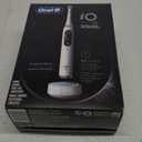 Oral-B iO Series 10 Rechargeable Electric Toothbrush with Visible Pressure Sensor to Protect Gums, 2 Min Timer, 7 Cleaning Settings, 4 Replacement Toothbrush Heads, and Charging Travel Case, White
