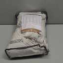 Extra Long Drapes 108 Inches Long 2 Panels for Living Room, Modern Thick Flax Pleat Memory Shape Light Filtering 9 ft Lush Decor Floor to Ceiling Sheer Curtains with Hook&Rings Ivory Cream 40"Wx108"L (Birch)