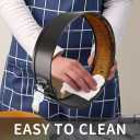 122PCs Cake Pan Sets for Baking, 7/8/9 Inch Round Cake Pans, Nonstick Springform Cake Pans, Cheesecake Baking Pans with 100 Pcs Piping Bags, 16 Pcs Nozzles, 3 Pcs Scrappers