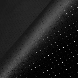 Leather Repair Patch, Breathable Perforated Self Adhesive Repair Patch, Furniture Couch Car Seats Office Chairs Sofa Repair Refurbished Faux Leather Patch (Black, 15.7x23.6 inch)