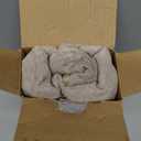 MIULEE Pack of 2 Couch Throw Pillow Covers 18x18 Inch Natural Beige Farmhouse Decorative Pillow Covers with Stitched Edge Taupe Soft Chenille Solid Dyed Pillow Covers for Sofa Bed Living Room