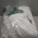 Electric Blanket Twin 62''X84'' Heated Blanket Green, Ultra Soft Silky Flannel & Fluffy Sherpa Heating Blanket with 5 Heat Levels & 10 Hrs Timer, ETL Certified & Overheat Protection, Gifts for Grandma