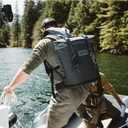 YETI Hopper M12 Backpack Soft Sided Cooler with MagShield Access, Wild Vine Red