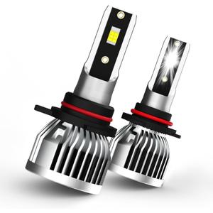 9012 Bulbs Fit For RAV4,Cherokee,Challenger,Sierra 1500,Edge,Taurus,Impala,EQUINOX,Maxima,Chrysler 300,High Low Beams,Super Bright 6000K White,Plug N Play,Pack of 2